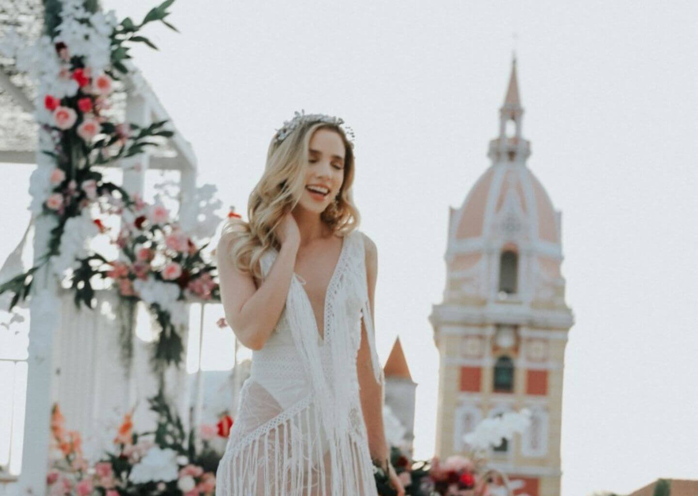 Boho fabric dress | Wink Events